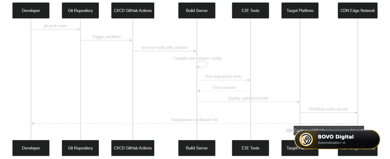 Multi-platform CI/CD pipeline for Next.js without Vercel