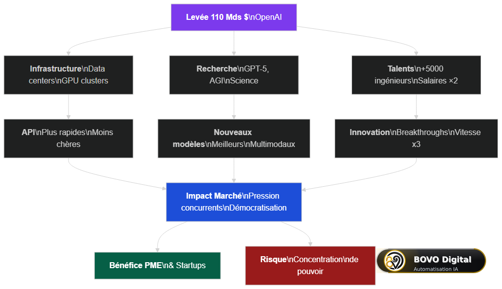 Impact de la levée de fonds OpenAI sur l'écosystème IA