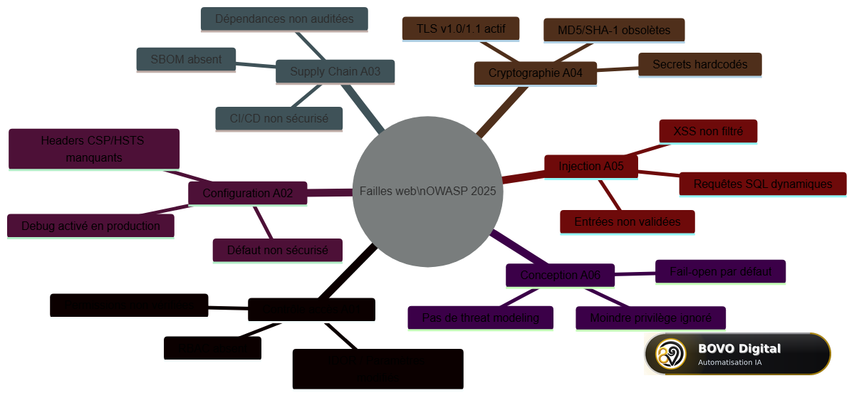 Analyse causale des failles de sécurité web — OWASP Top Ten 2025