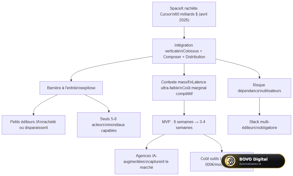 Implications stratégiques de l'acquisition SpaceX-Cursor